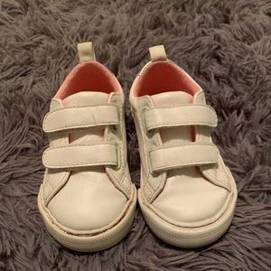 White Leather Baby Gap Sneakers